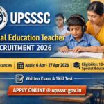 UPSSSC SPECIAL EDUCATION TEACHER
