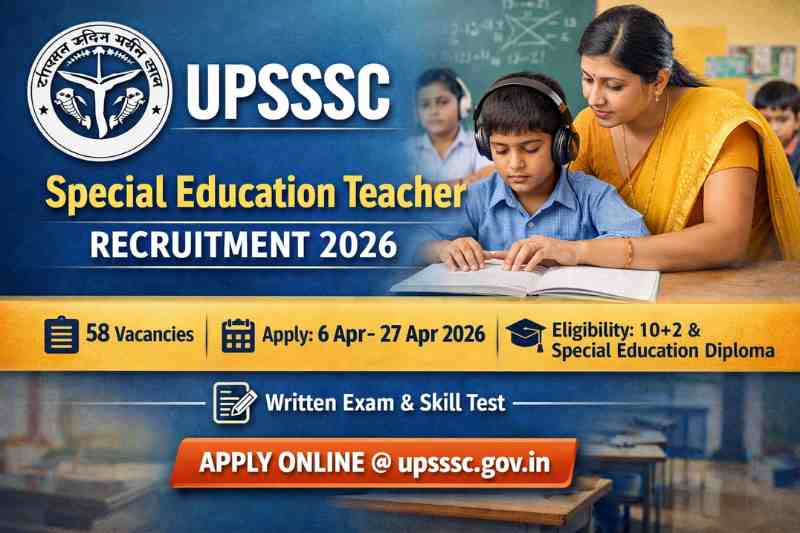 UPSSSC SPECIAL EDUCATION TEACHER