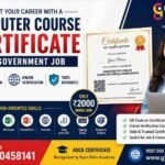 Computer Course Certificate for Government Jobs at ₹2,000 | QR & Online Verification