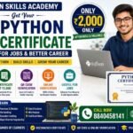 Python Certificate for Jobs ₹2000 with QR Code and Online Verification