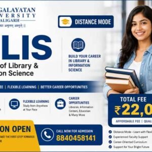 B.LIS Distance Course 2026 | Mangalayatan University | ₹22,000
