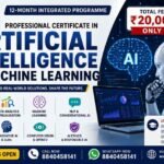 Professional Certificate in Artificial Intelligence & Machine Learning – 12-Month Course at ₹20,000