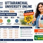 Uttaranchal University Online Admission 2026 is open. Check MBA, MCA, BBA, BCA, BA & Executive MBA fees, scholarships, eligibility and apply online.