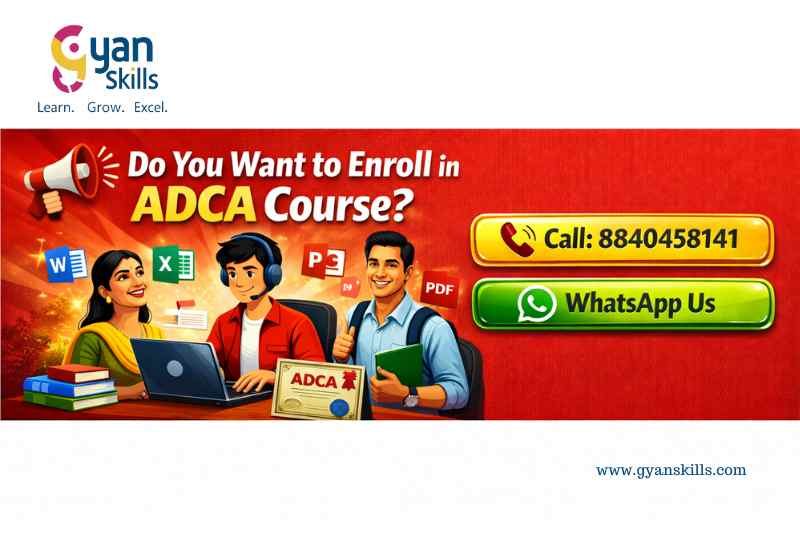 ADCA Course in Bihar 2026 : How to Get an ADCA Computer Certificate